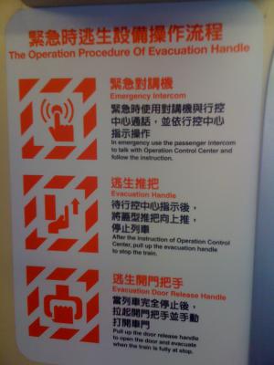 Evacuation Handle Operating Procedure