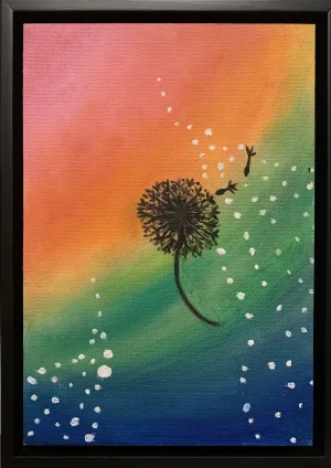 3F / 油彩 / 3000元  購買請洽 jenny@albin.net  ＊本次義賣所得將捐給關愛之家婦幼部及作為ELLA的溜冰訓練基金。