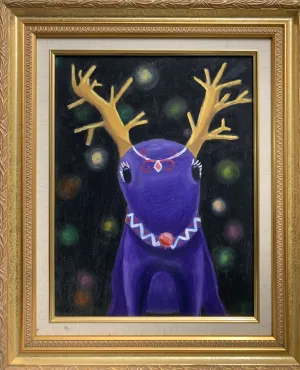 6F / 油彩畫作 / 7000元  購買請洽 jenny@albin.net  ＊本次義賣所得將捐給關愛之家婦幼部及作為ELLA的溜冰訓練基金。